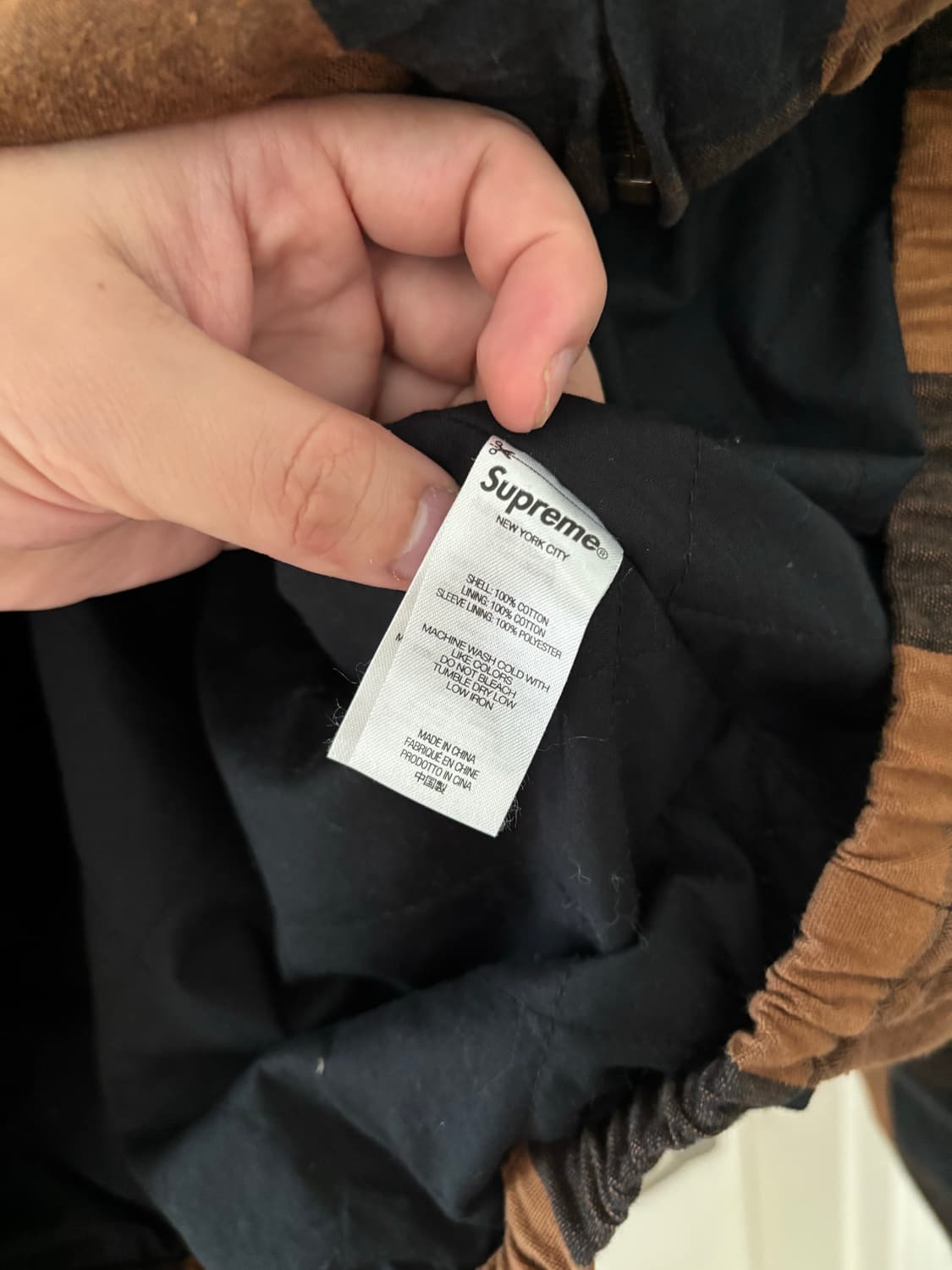 [L] 슈프림 코튼 후드 자켓 22ss 상품이미지6