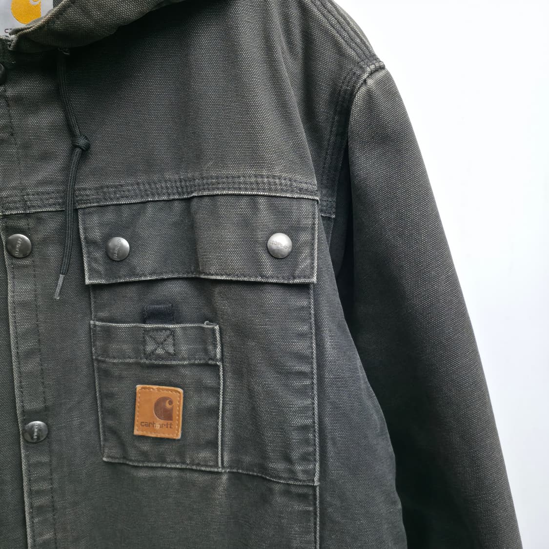 [S] 칼하트 J284 샌드스톤 후드 워크 자켓 상품이미지4