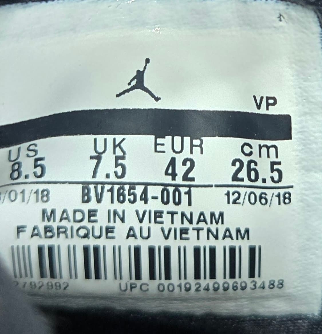 나이키 265mm- 조던 23 점프맨 프로토-리액트 블랙 레드 상품이미지7