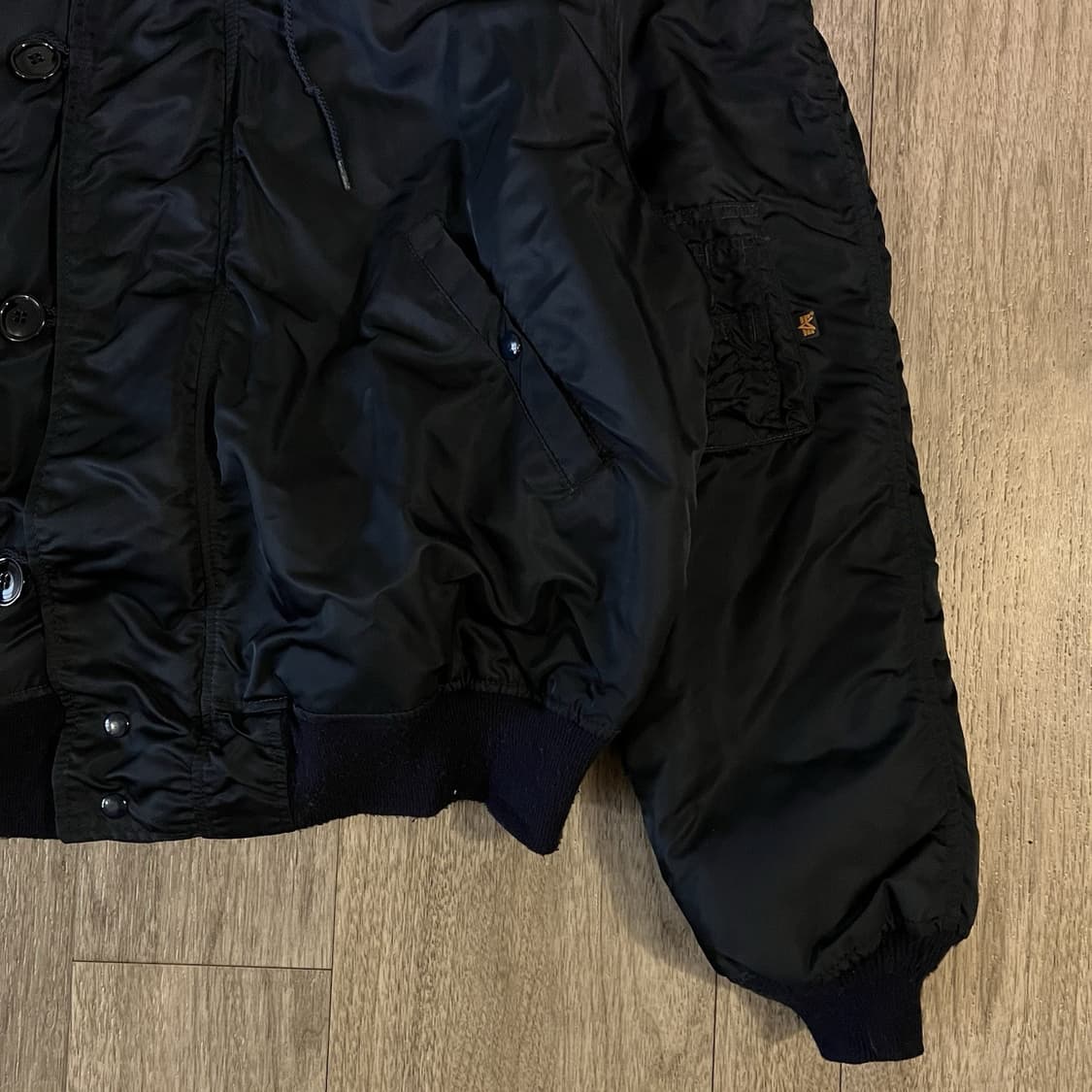 80s 알파 인더스트리 N-2B 헤비 플라잉 자켓 상품이미지3