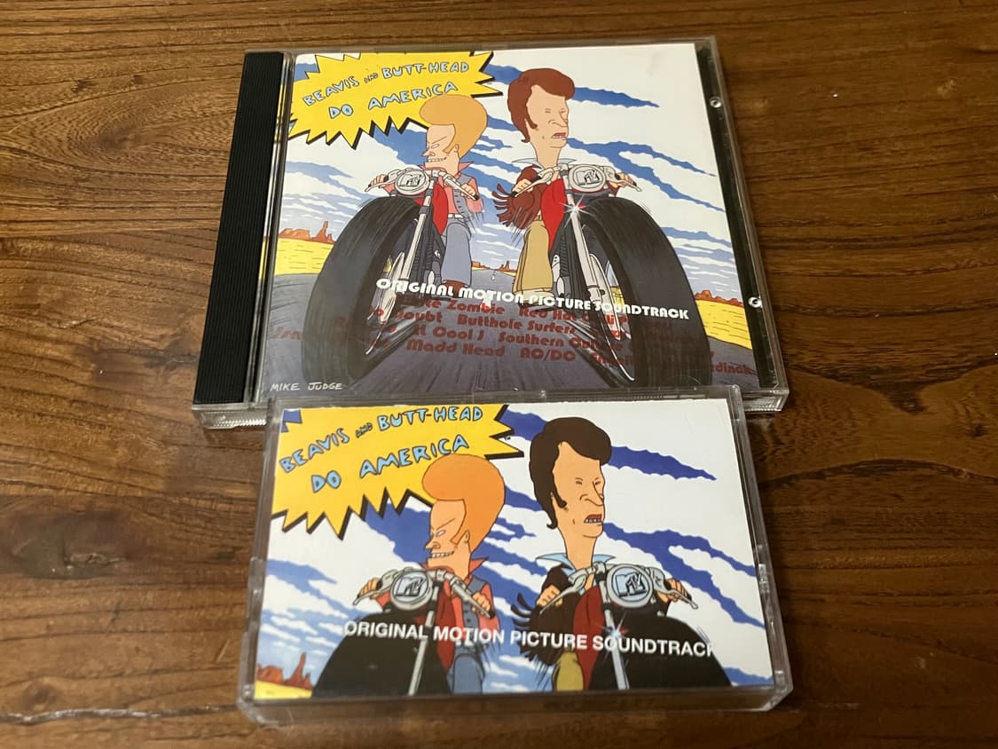 90s 애니 영화 비비스앤벗헤드 OST 라이센스 초판 CD 카세트테이프 상품이미지2