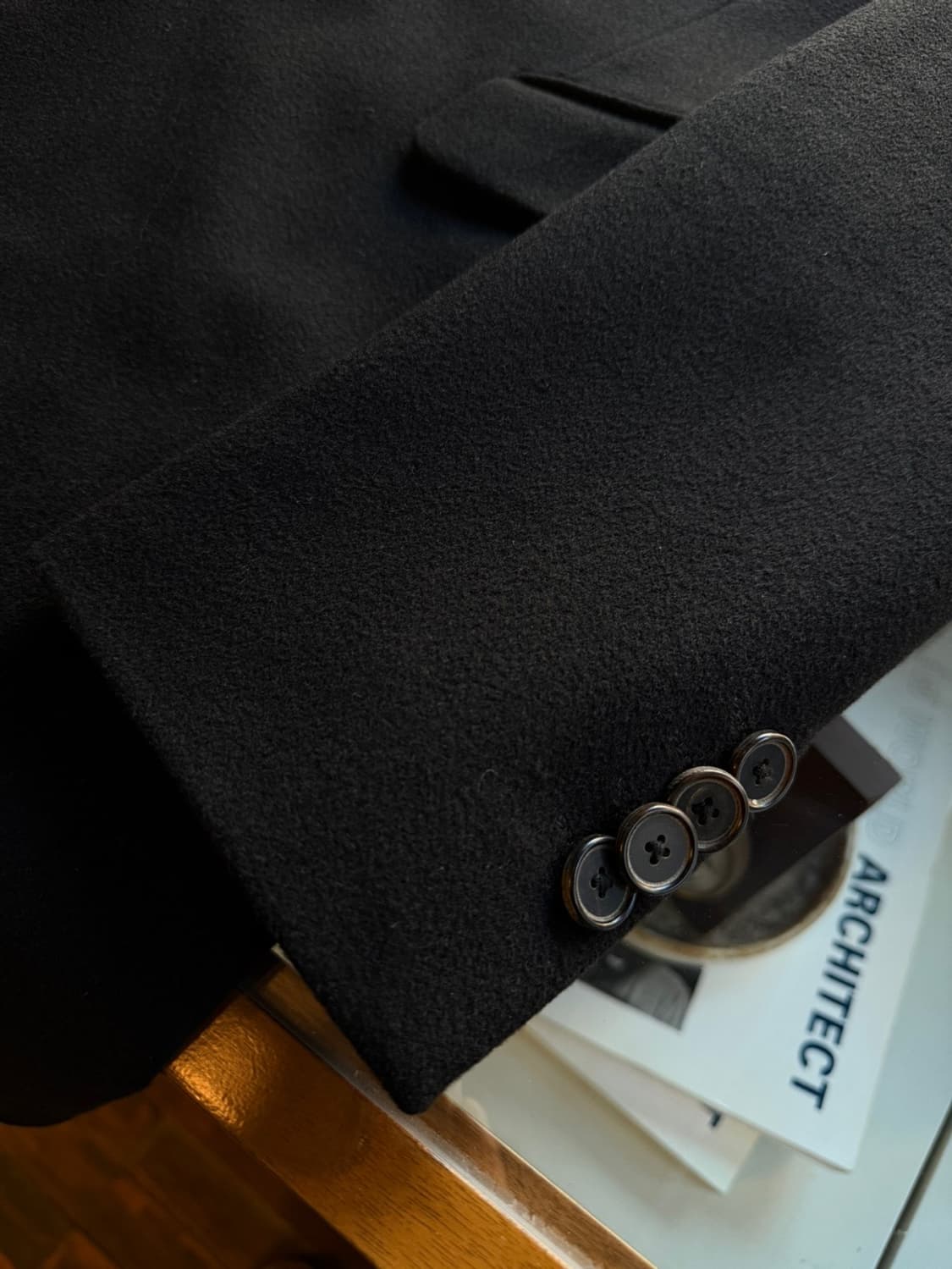 타임 옴므 피아첸자 캐시미어 울 체스터필드 코트 상품이미지10