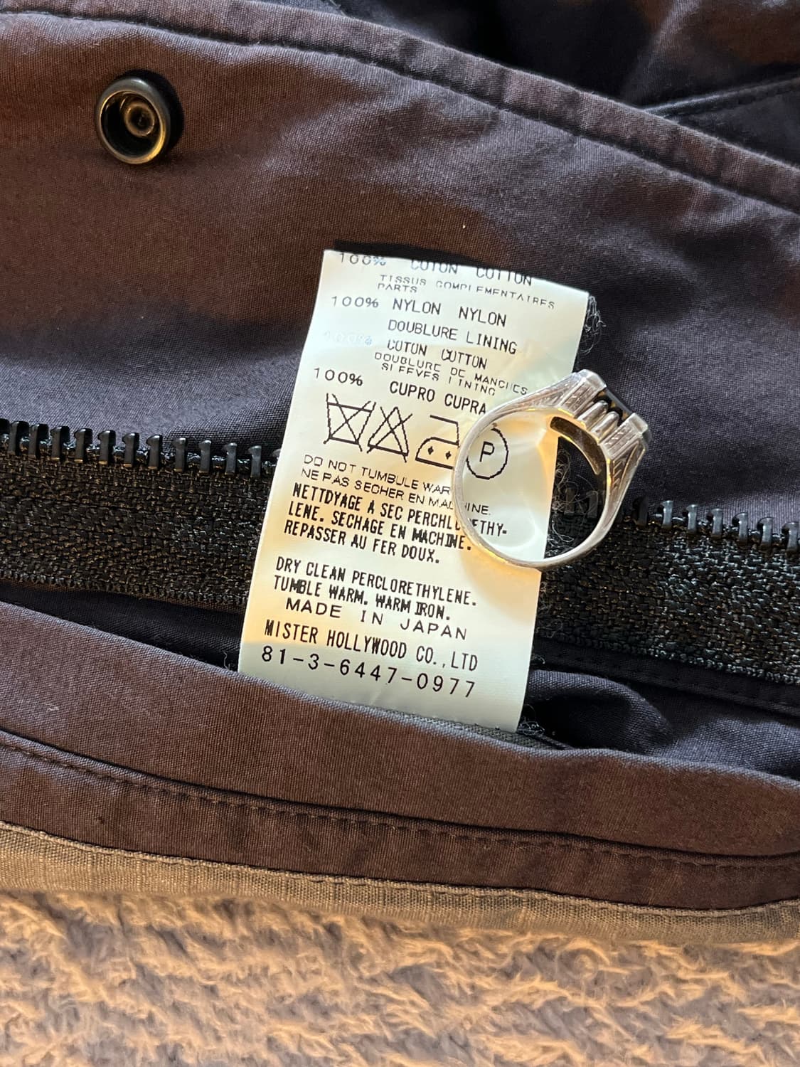 N.hoolywood 엔할리우드 선페이드 플라이트 봄버 자켓 상품이미지9