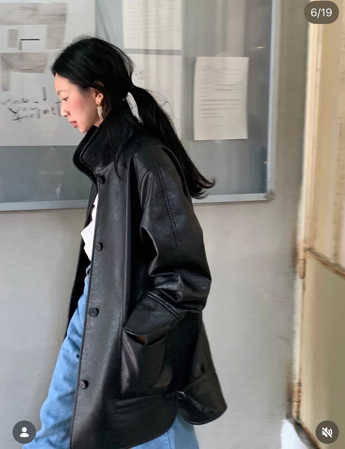 새상품) 파르벵 farven 레더 하프 자켓 VORN LEATHER 상품이미지3