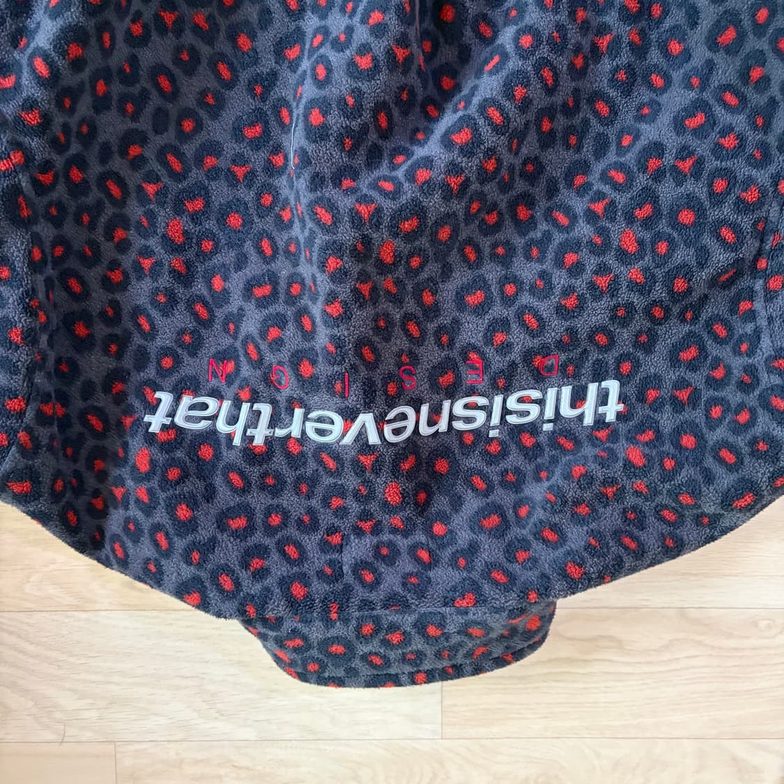 디스이즈네버댓 레오파드 후리스 상품이미지2