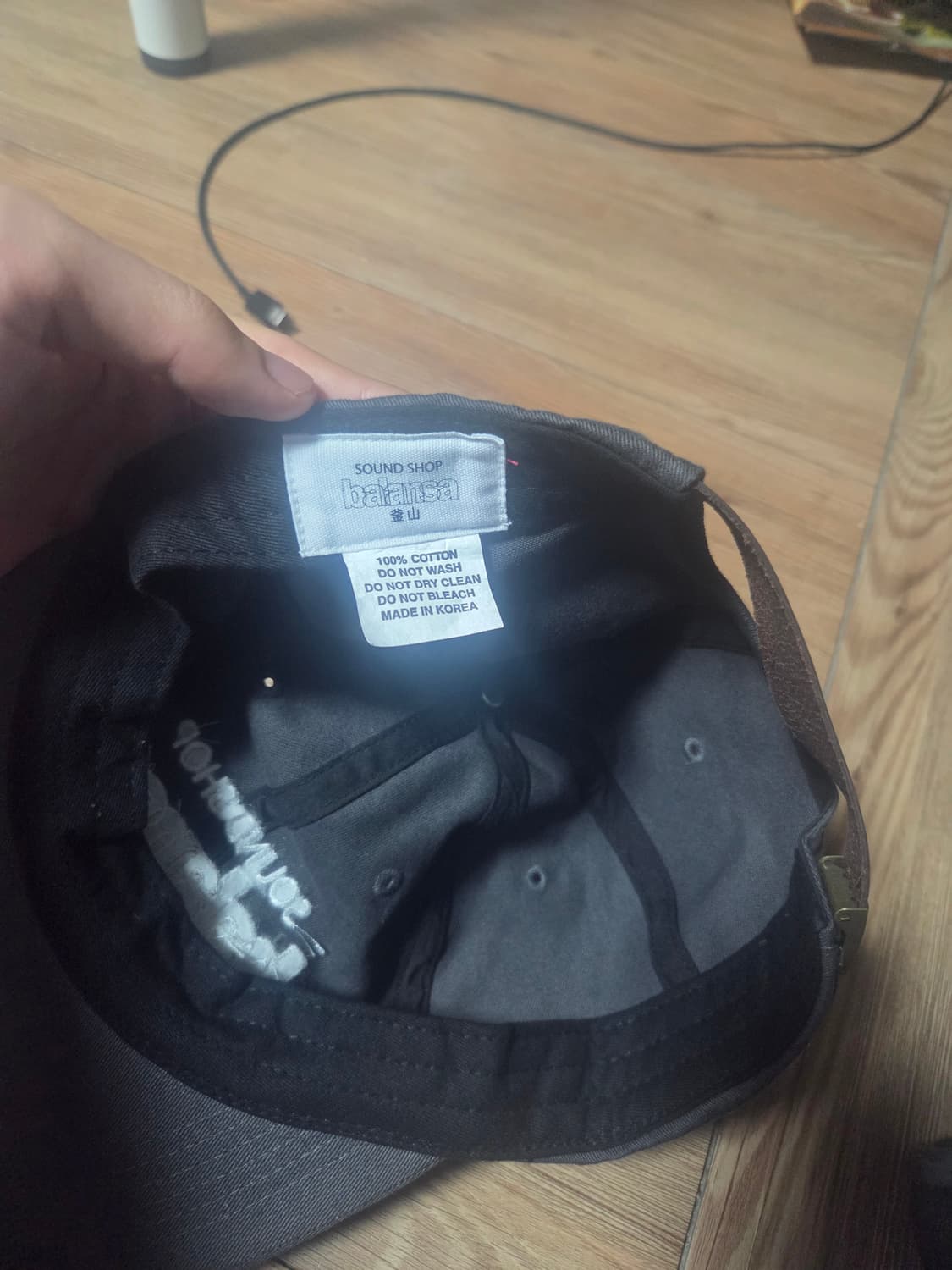 발란사 볼캡 차콜 상품이미지3