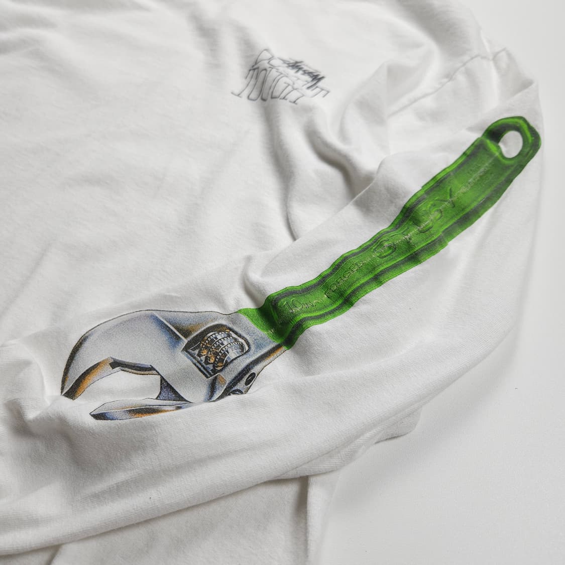 스투시 빌트 터프 스패너 화이트 롱 슬리브 (95) 상품이미지3