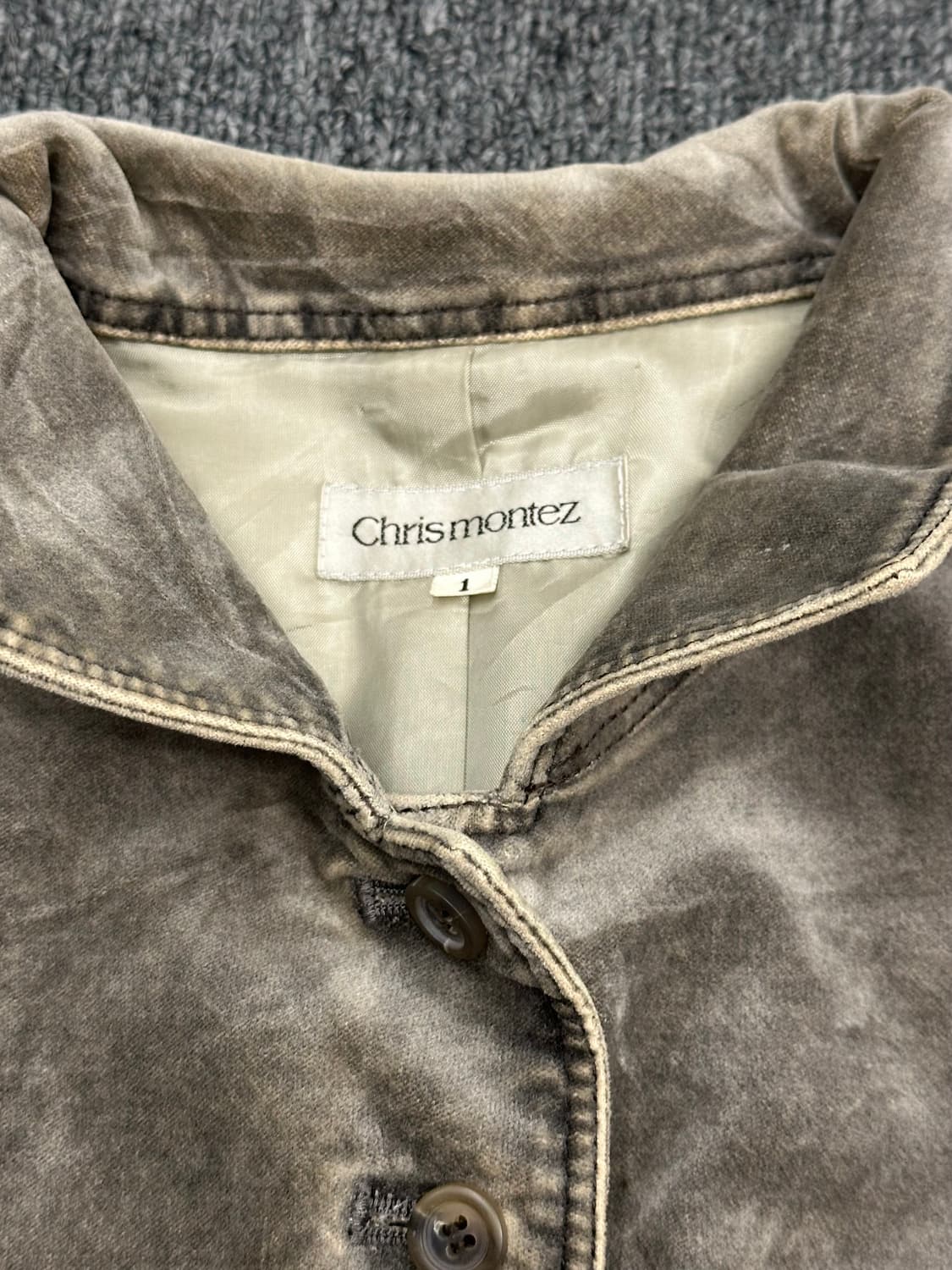 1)Japanese vintage 여성 스웨이드 버튼업 자켓 상품이미지3