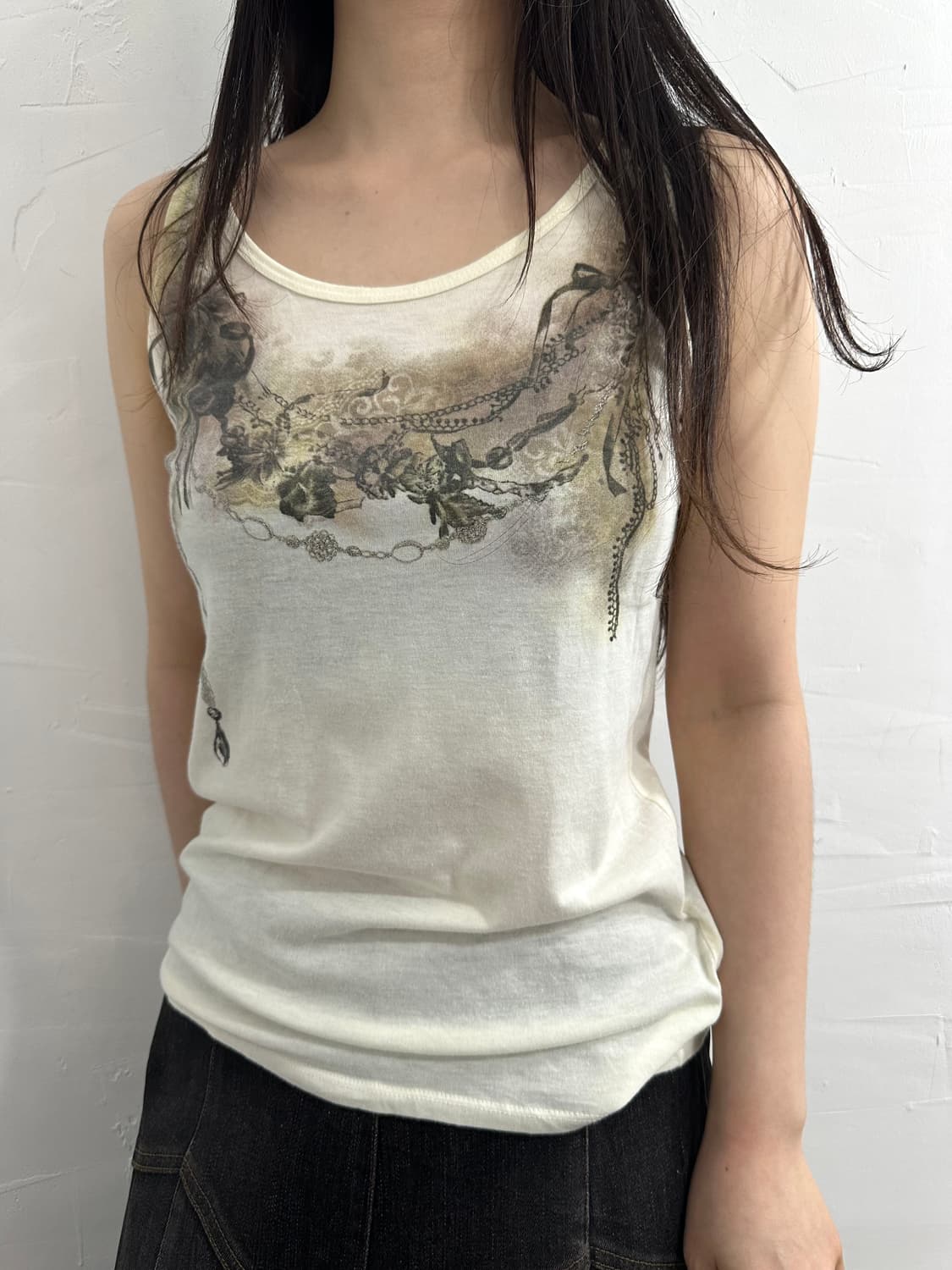 pageboy printing sleeveless 상품이미지2