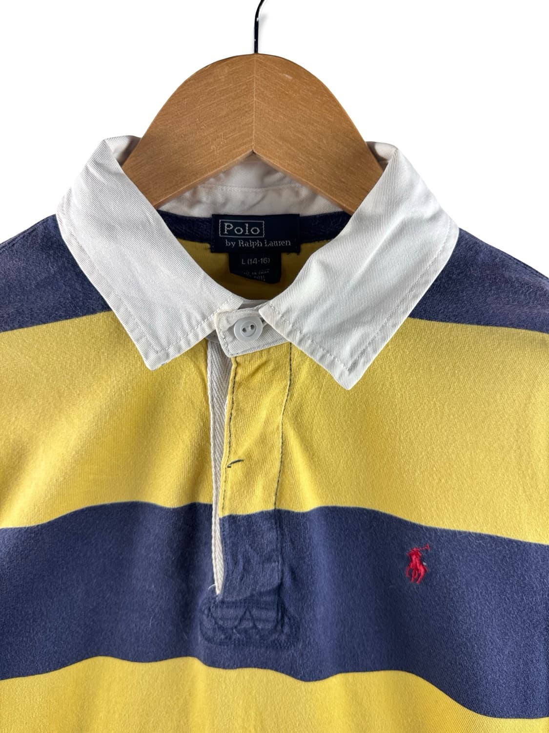 폴로랄프로렌 네이비옐로우 럭비티2679 상품이미지3