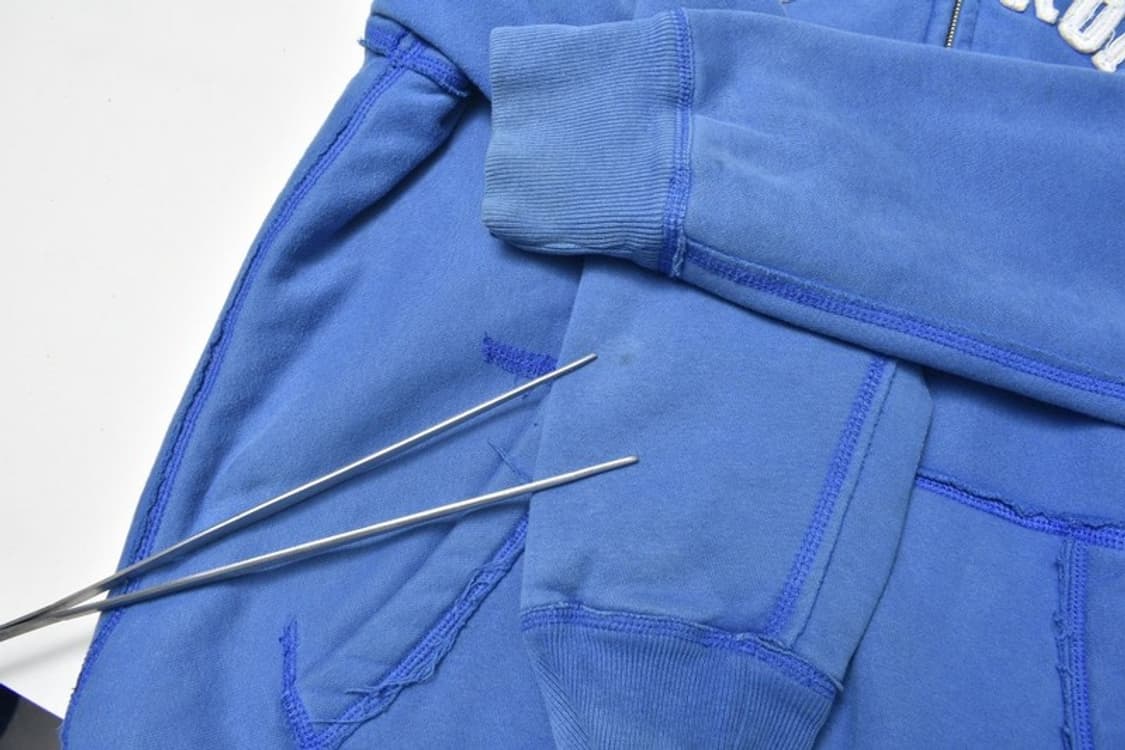 아베크롬비 양털 후드 집업 자켓 울프조 M 상품이미지2