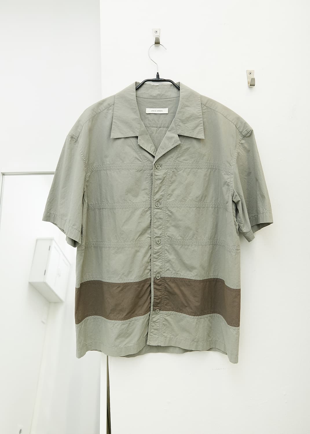 Color Block Short Sleeve Shirts 상품이미지1