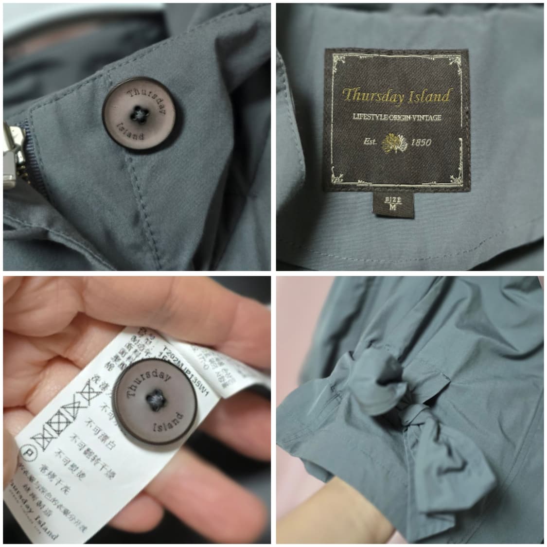 정품 써스데이  아일랜드 자켓/여66~77 상품이미지3