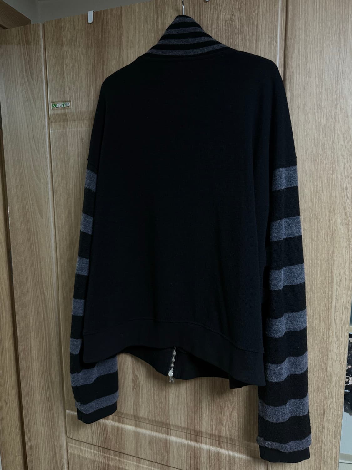 karactor 카락터 스트라이프 니트집업 1사이즈 상품이미지3