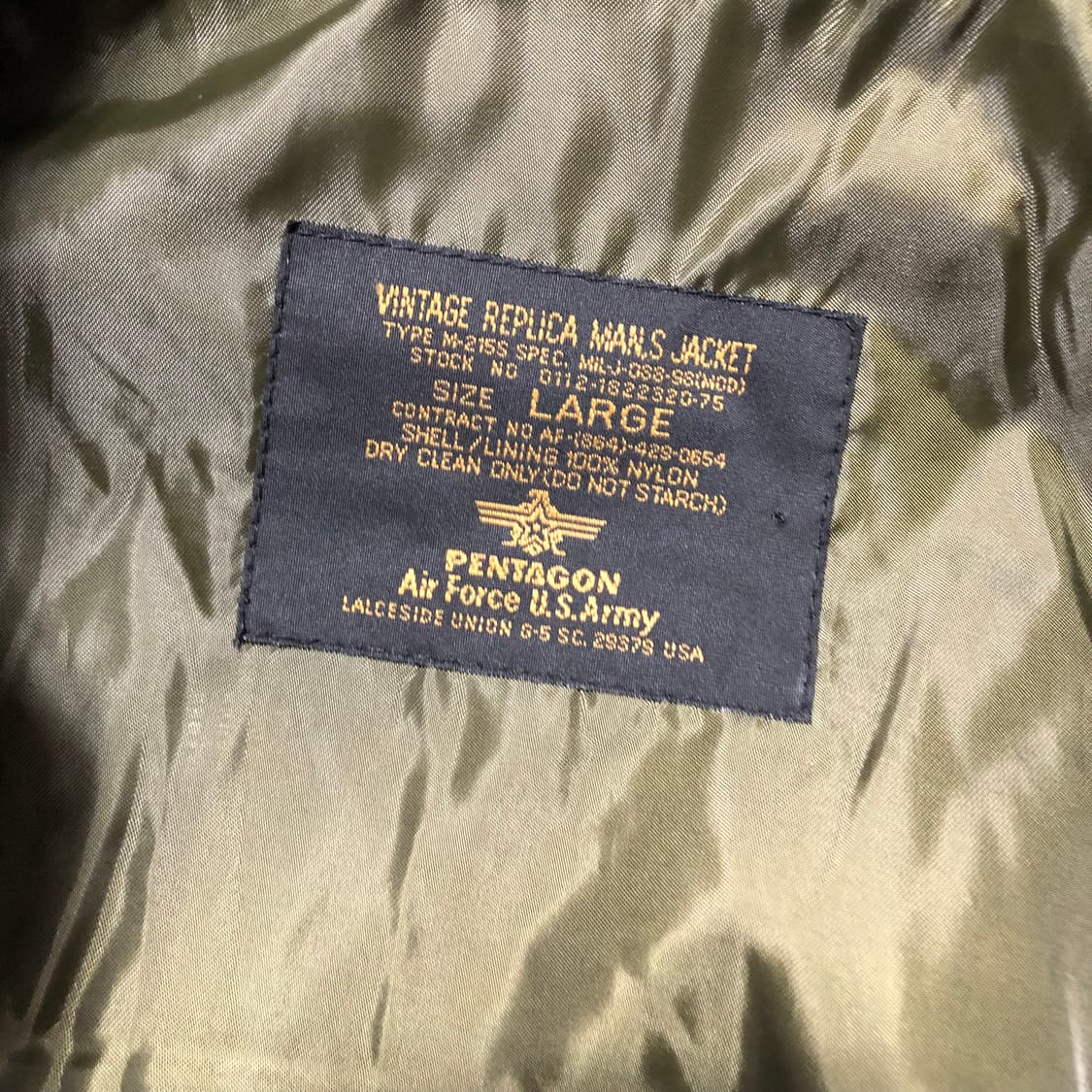 펜타곤 CWU 항공점퍼 상품이미지6