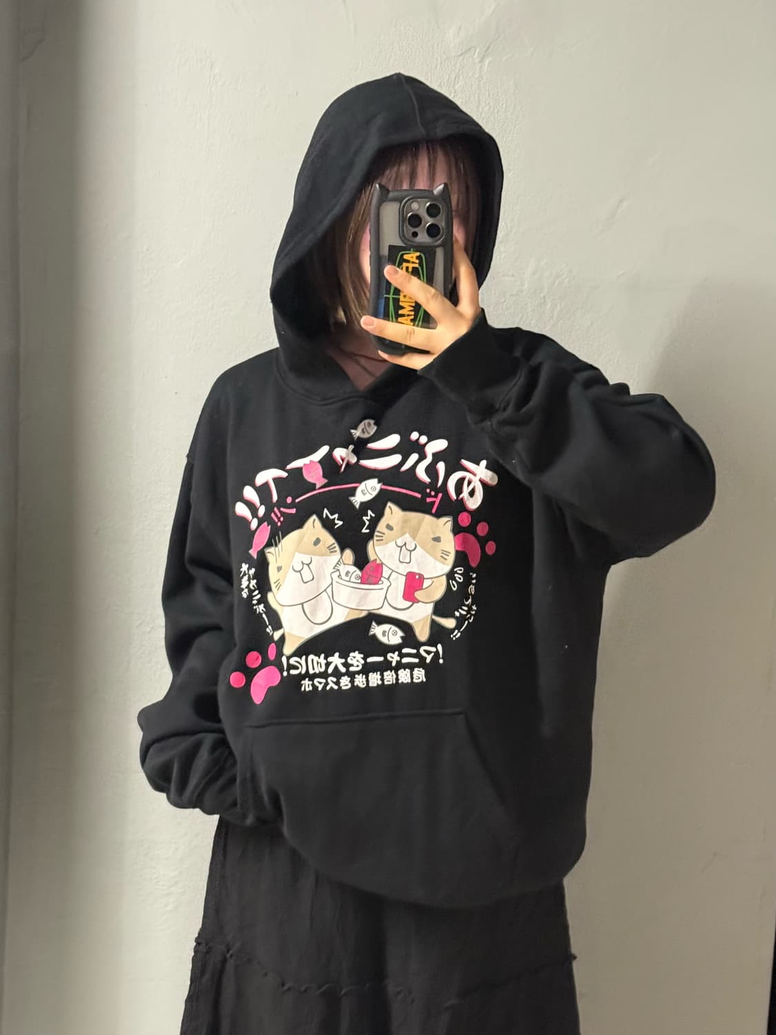necobuchi-san kawaii printing hoodie 상품이미지2