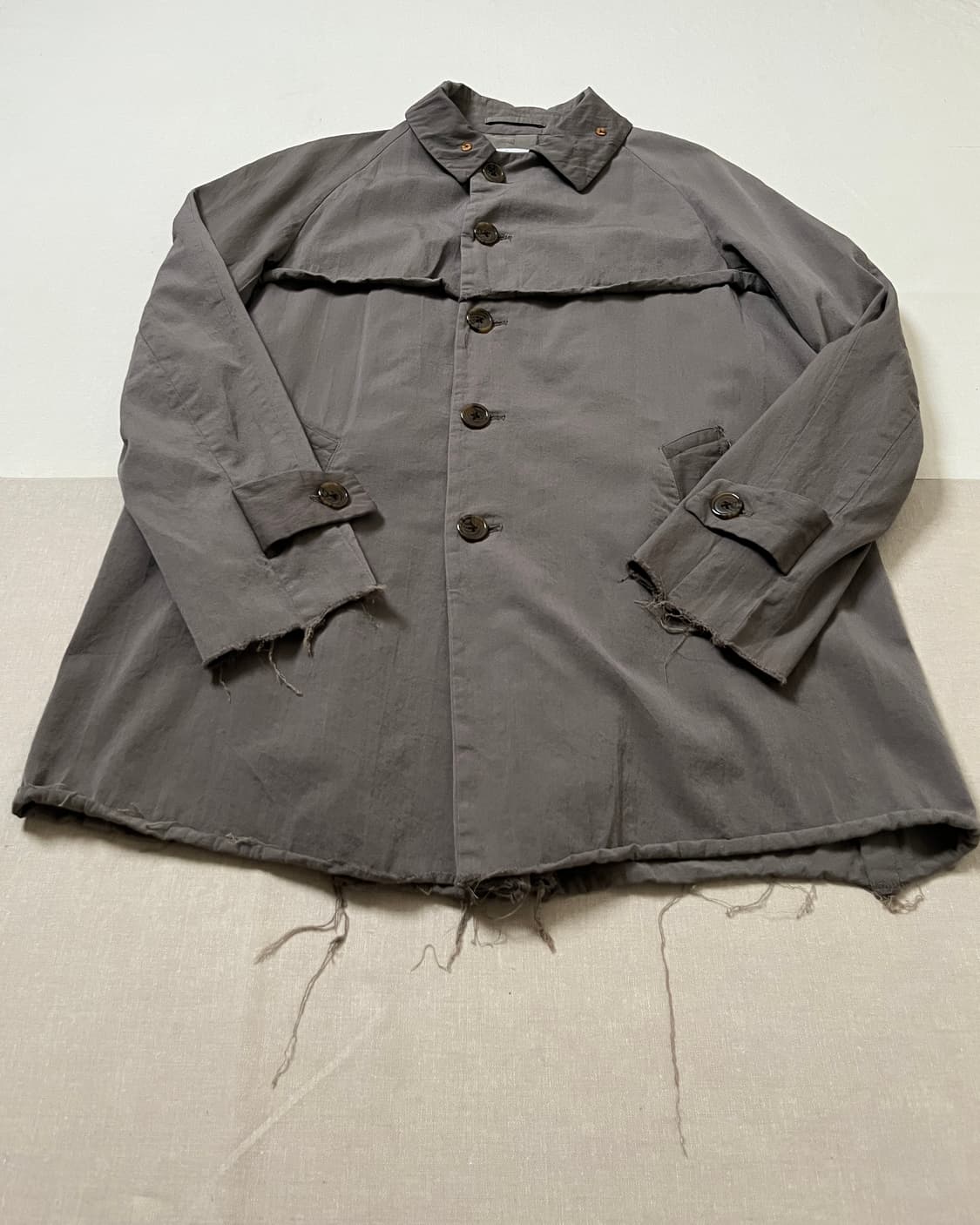 Kolor 컬러 컷오프 코트 트렌치코트 상품이미지4