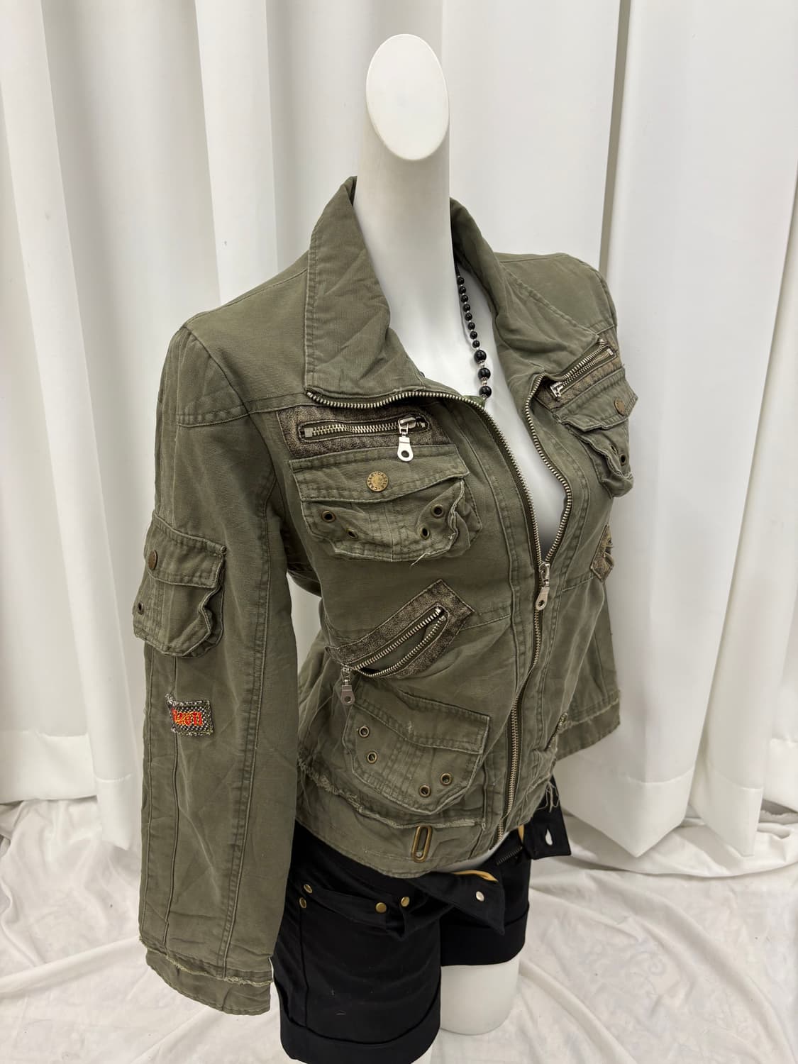 y2k 포켓 디테일 야상자켓 상품이미지1