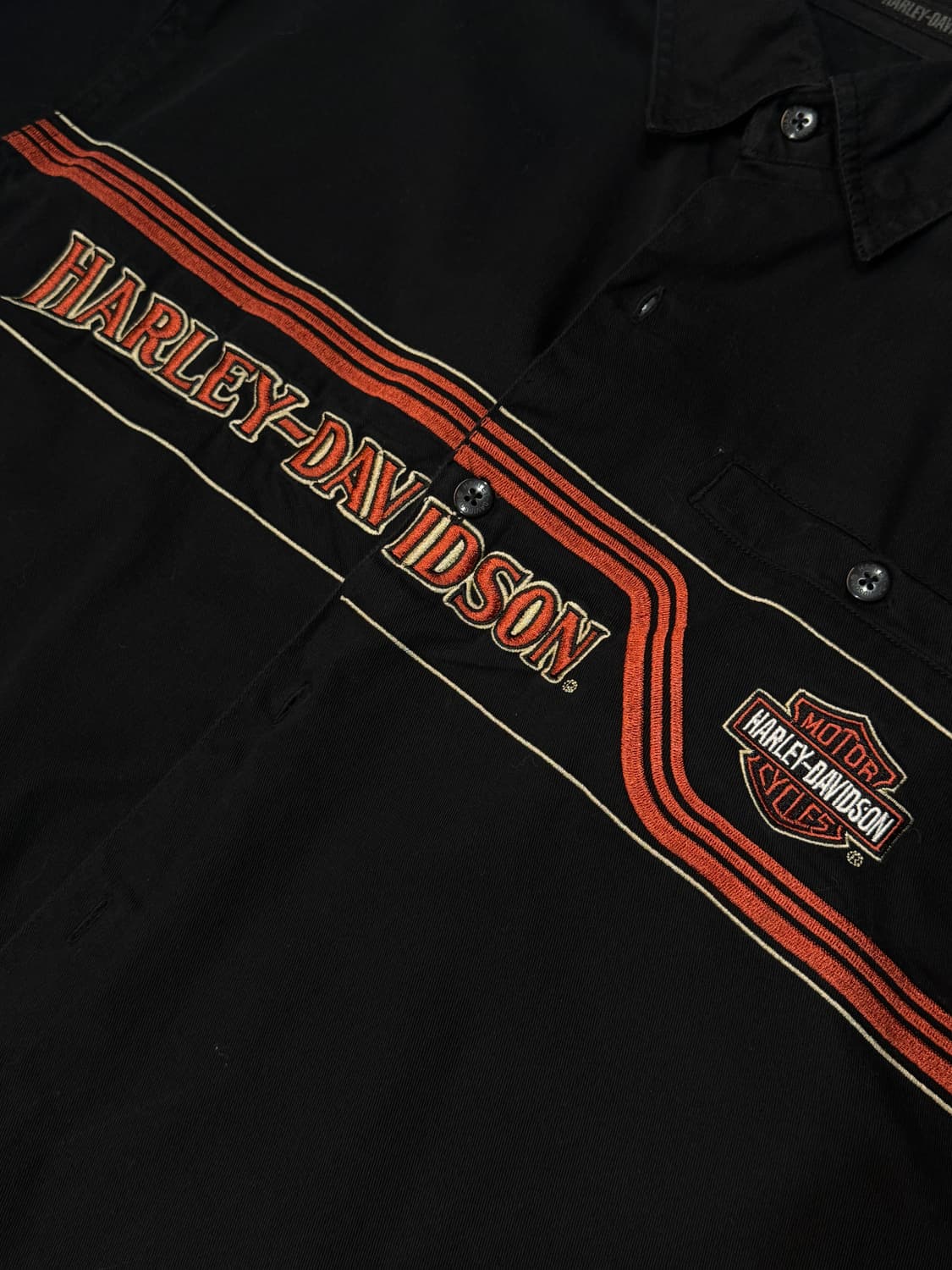 [HARLEY-DAVIDSON] motorcycles 반팔셔츠 블랙 상품이미지2
