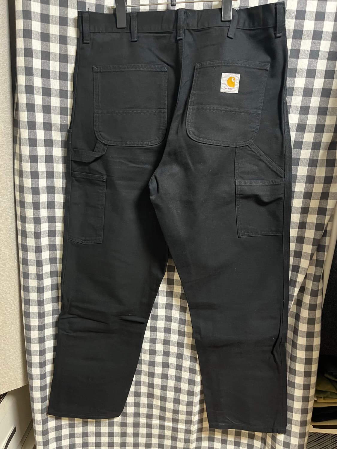 칼하트 WIP 더블니 블랙 34x32 상품이미지2