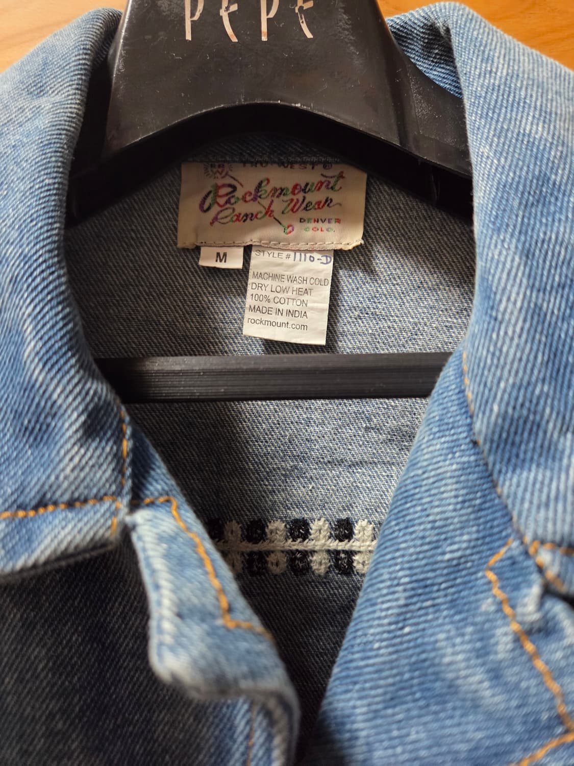 락마운트 웨스턴 데님 볼레로 자켓 M 상품이미지5