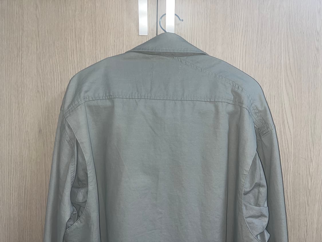 etce- CURVED COTTON SHIRTS (GRAY) 상품이미지4