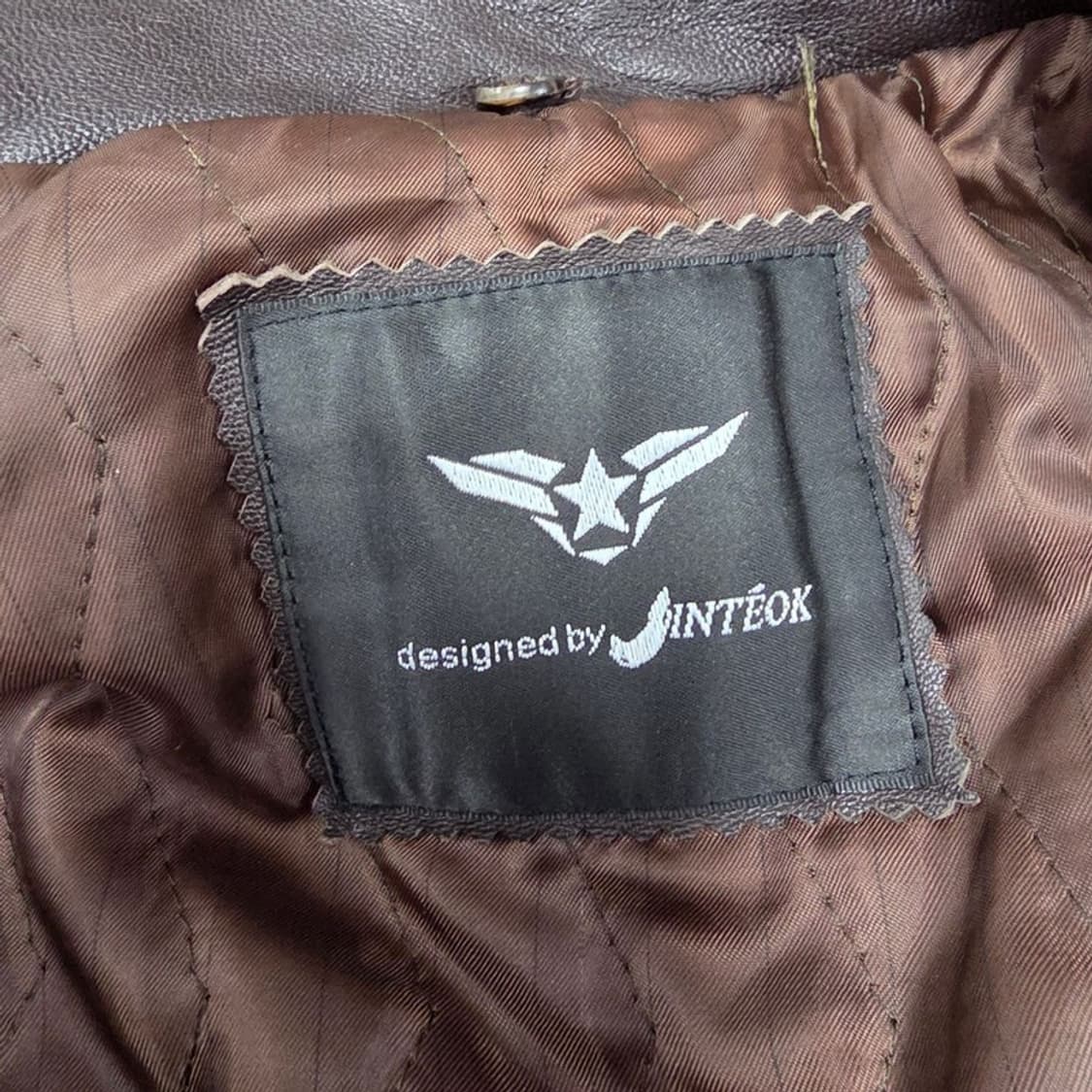 JINTEOK 빈티지 리얼레더 남성 라이더자켓 상품이미지6