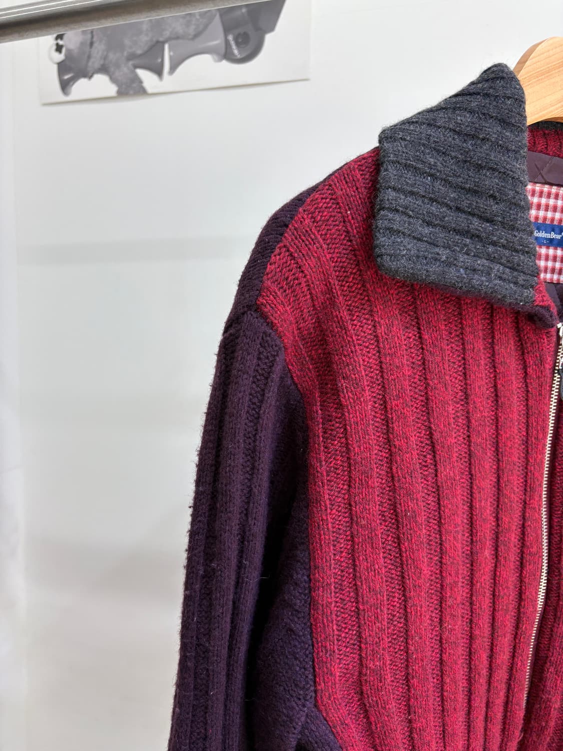 GOLDEN BEAR 니트집업 상품이미지3