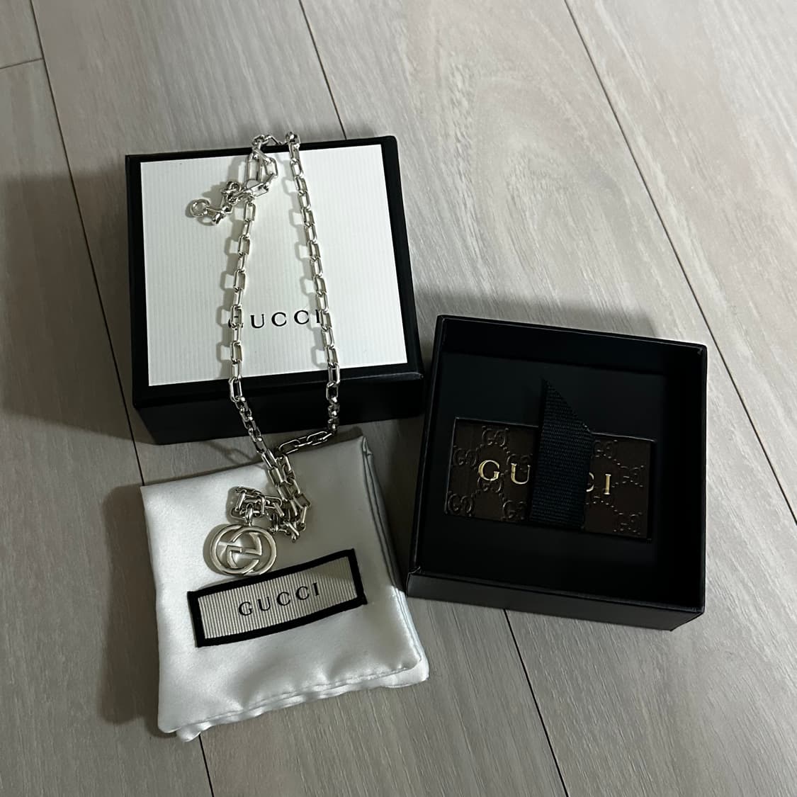 구찌 인터로킹 체인 목걸이 상품이미지1