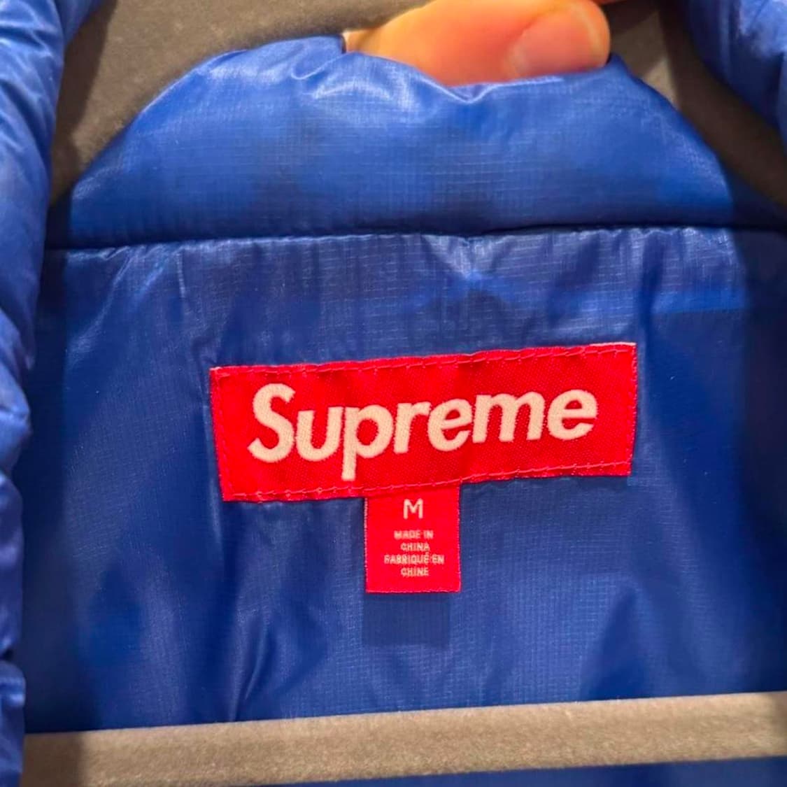 슈프림 마이크로 다운 재킷 로얄 상품이미지2