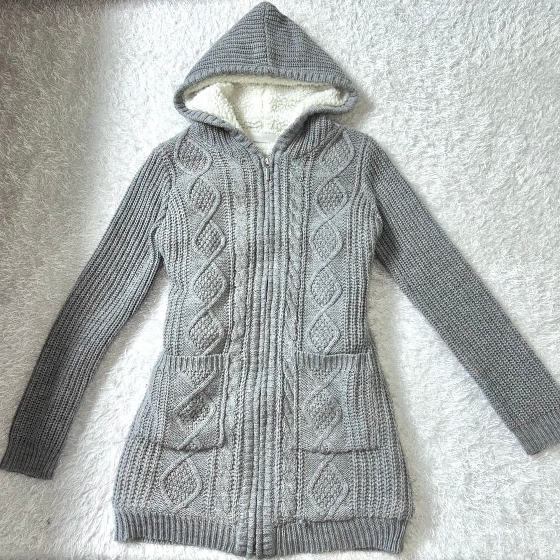 [Cecil McBee] 세실 맥비 니트 후드 집업 상품이미지4