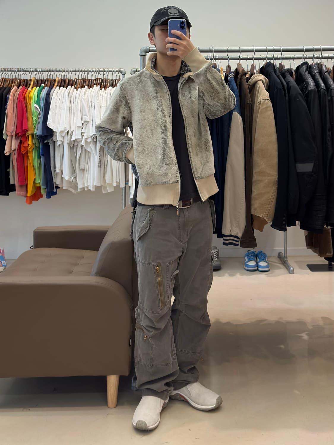 아르마니진스 목화울 퍼 집업 상품이미지8