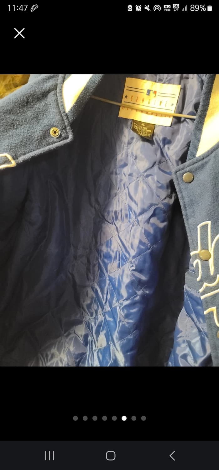 LA 다저스 블루 야구 점퍼 스타디움 마제스틱 바시티 XL 스타장 L 상품이미지7