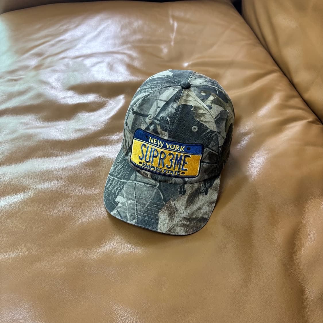 Supreme 슈프림 라이센스 리얼 카모 6패널 볼캡 모자 (Camo) 상품이미지1
