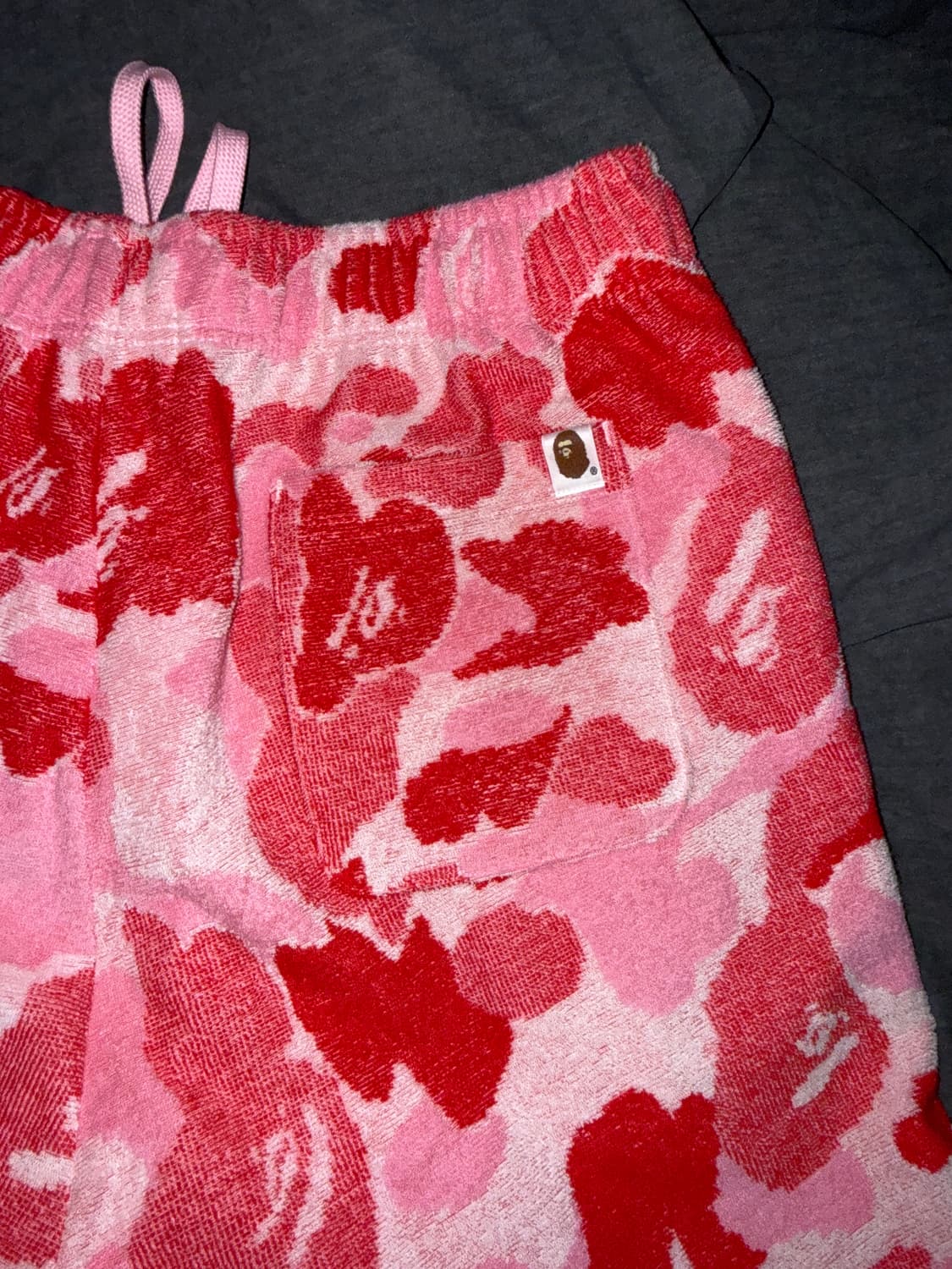 베이프 ABC 카모 쇼츠 핑크 상품이미지3