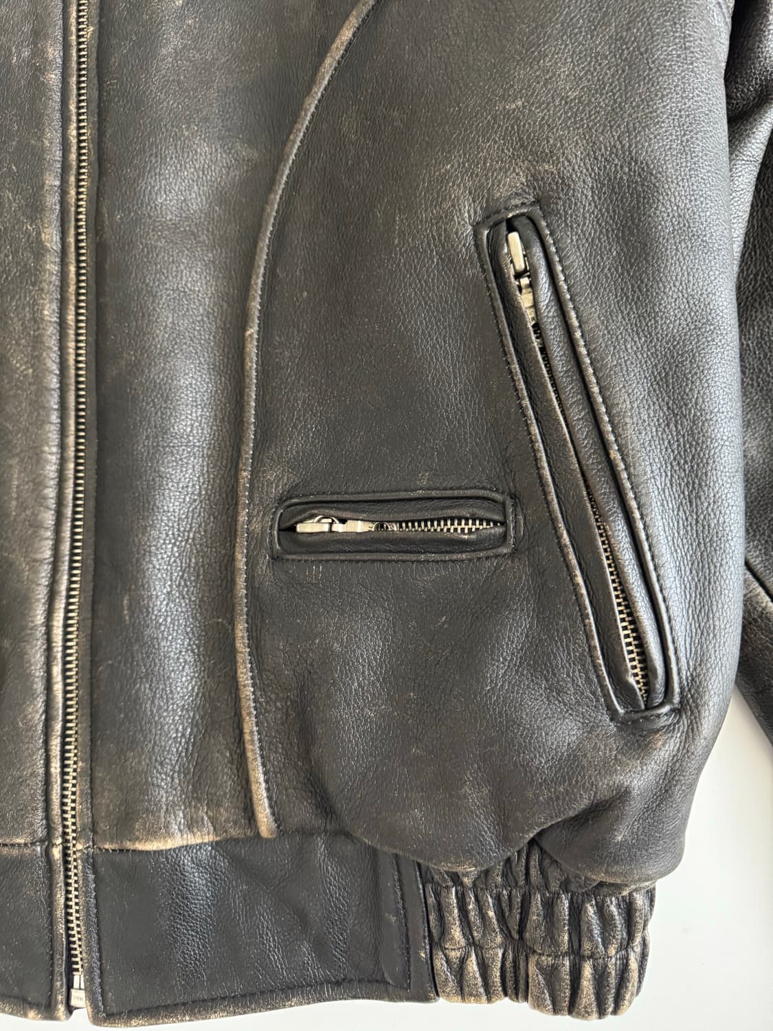 [L] 빈티지 할리데이비슨 가죽 자켓 상품이미지5