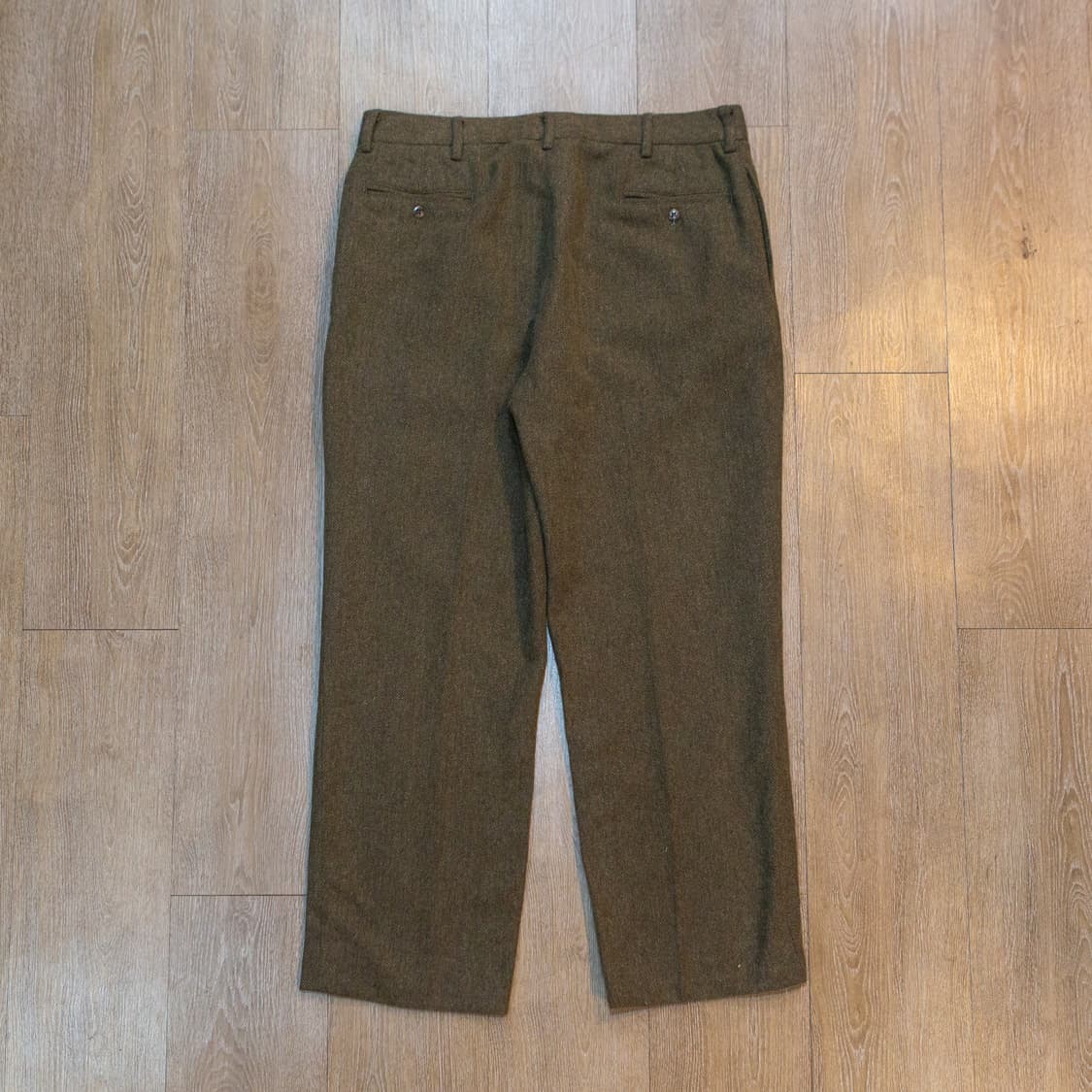 80s 폴로 랄프로렌 울 코튼 헤링본 트라우져 상품이미지4