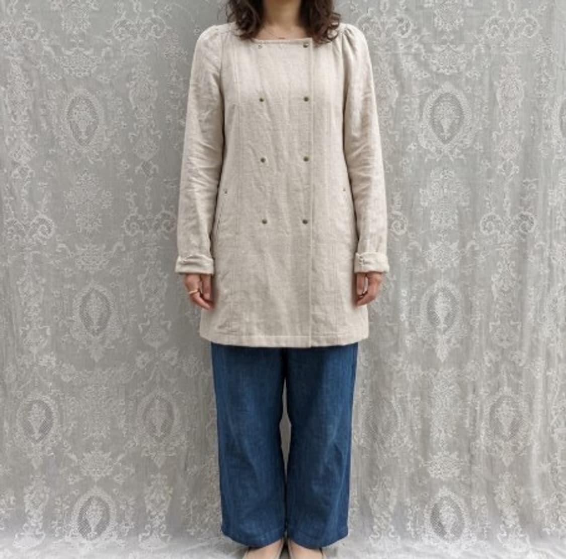 코코푸푸 리넨 자켓 (made in japan) 상품이미지1