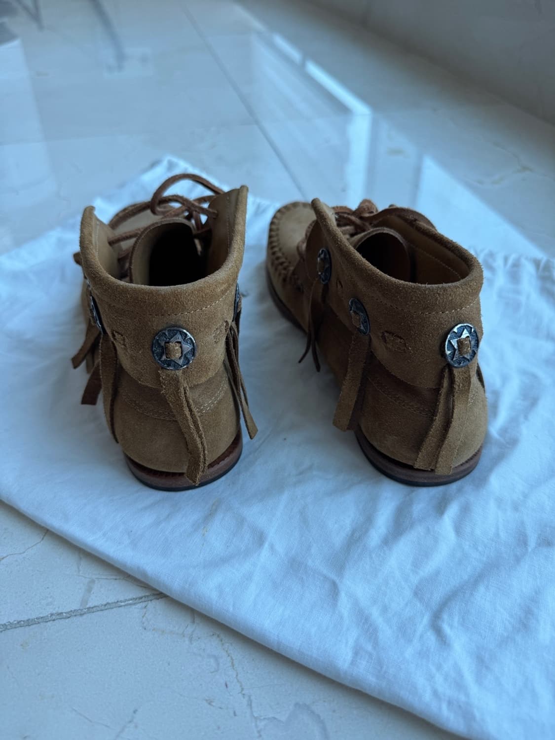생로랑 Saint Laurent 아카이브 프린지 부츠 235 상품이미지5
