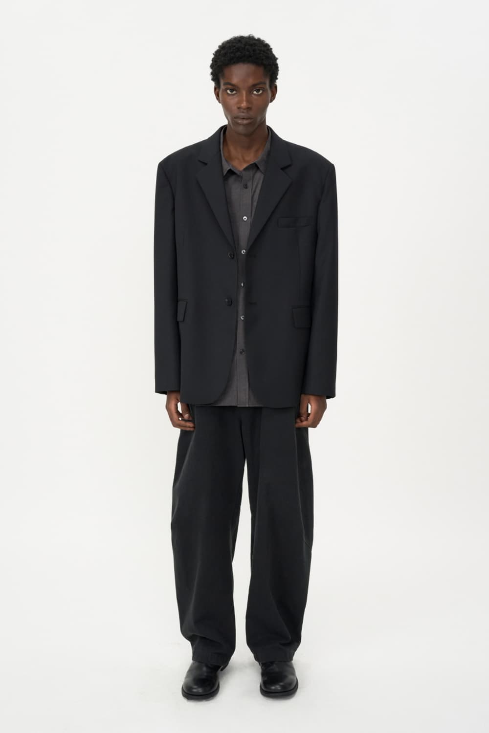 (L)인사일런스 오버사이즈 울 블레이저 상품이미지6