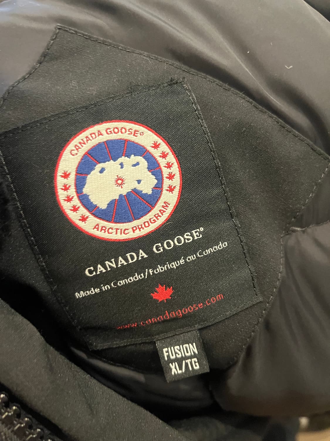 캐나다구스 블랙 패딩 XL  Canada Goose 4567MA 상품이미지4