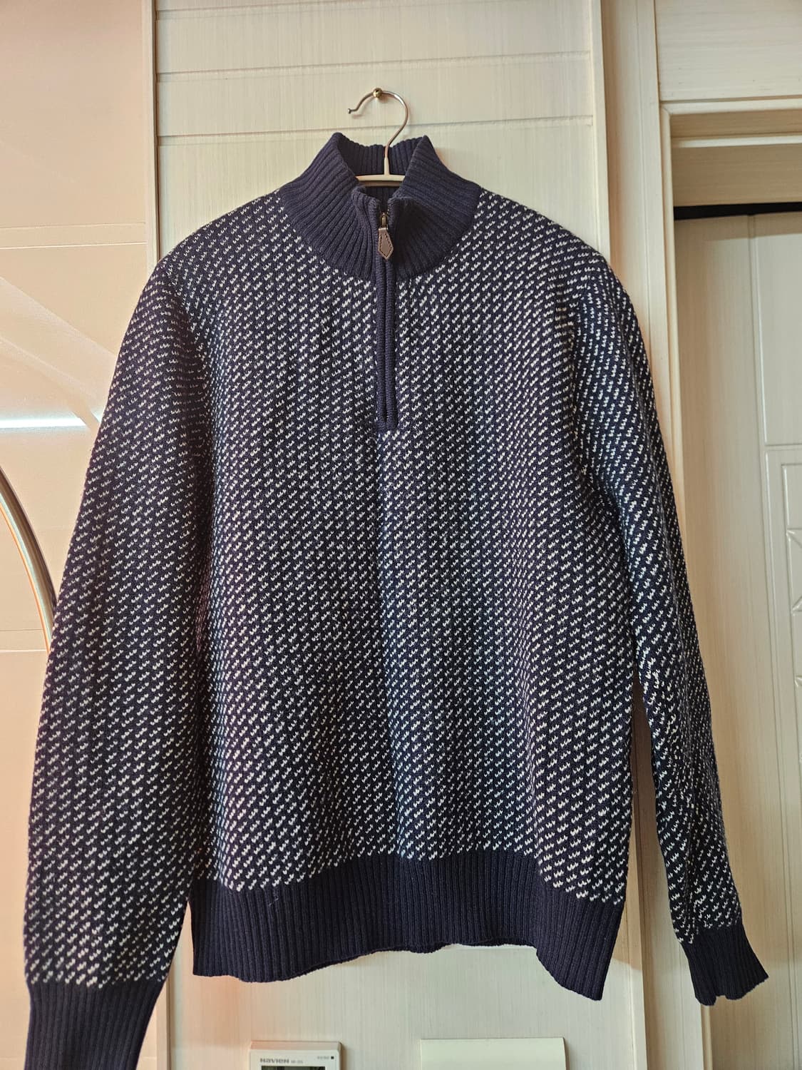 브룩스브라더스 램스울 하트집업니트 S 상품이미지1