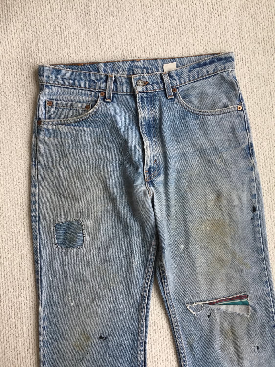 90‘s levis 517 부츠컷 히피 보로 리페어 굿페이딩 굿사이즈 상품이미지2