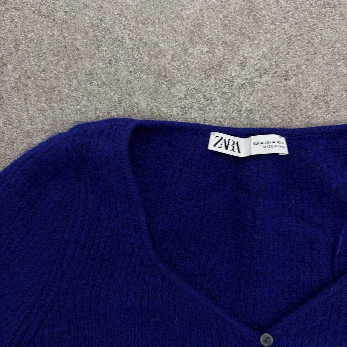 ZARA 크록 니트 가디건 상품이미지5