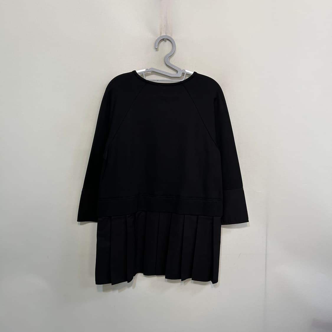 코스 밑단 플리츠주름 롱티셔츠 블라우스 55정도 상품이미지3