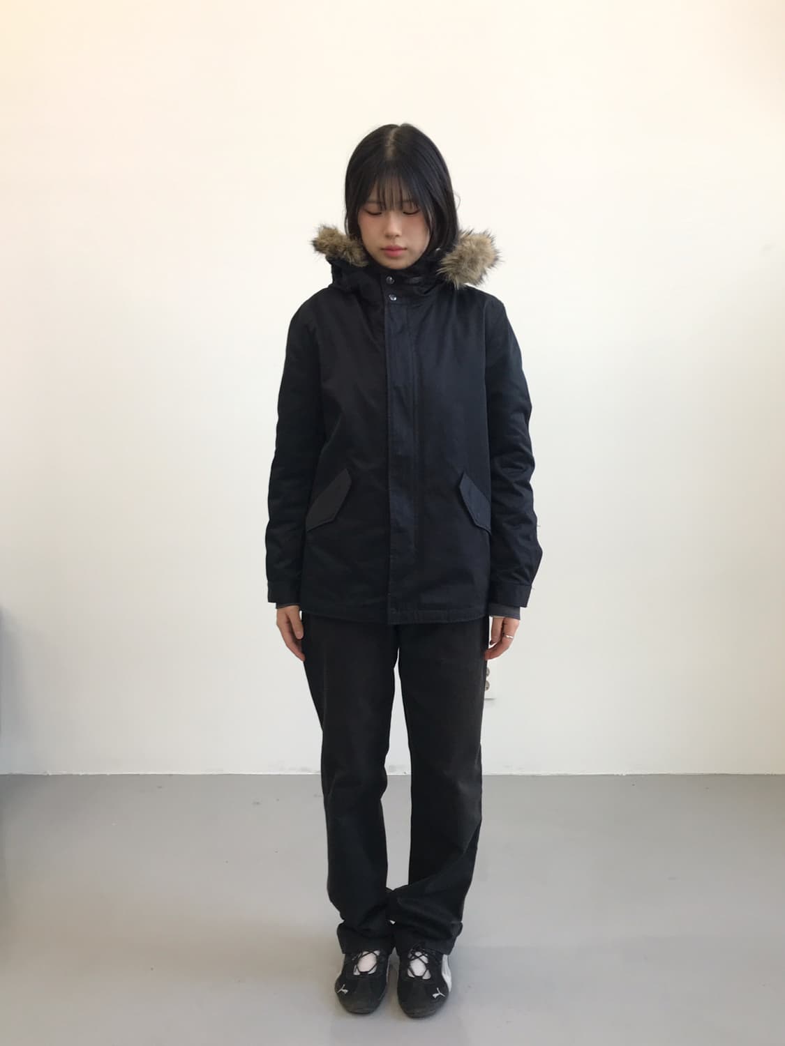 Men’s Bigi Fur Hooded Winter Jacket 상품이미지1