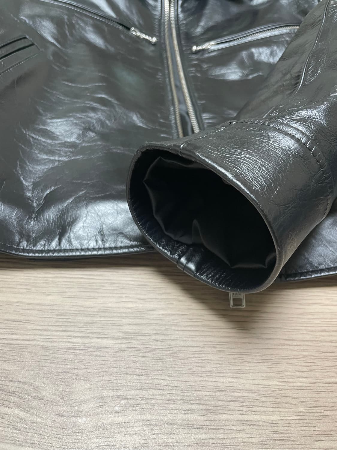 (상태s급) 쿠어 카우하이드 레더 자켓(M) 상품이미지4