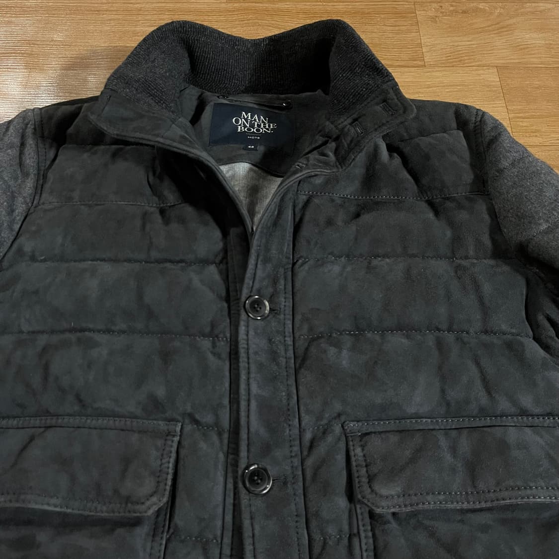 [97] 맨온더분 스웨이드 구스 가죽패딩 상품이미지2