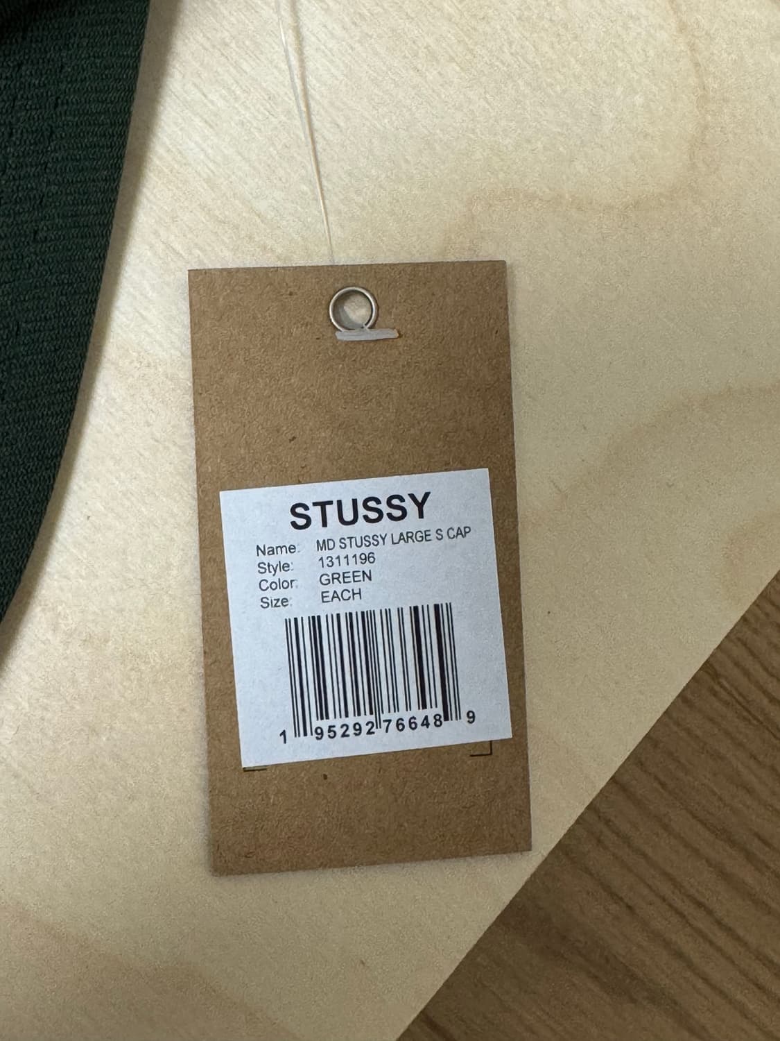 스투시 미드 뎁스 라지 S 스냅백 그린 상품이미지3