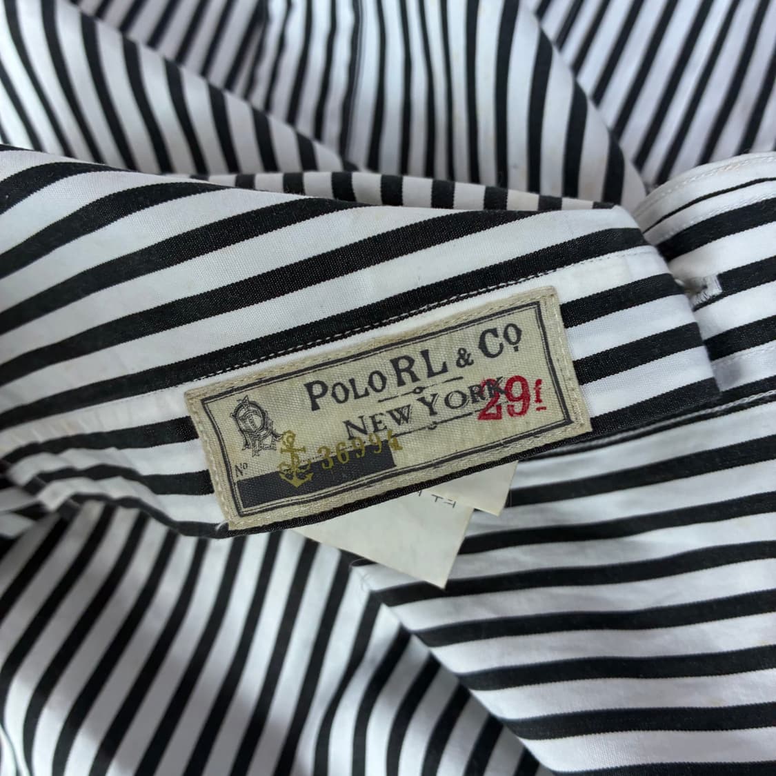 폴로 랄프로렌 스트라이프 셔츠 XL 상품이미지3